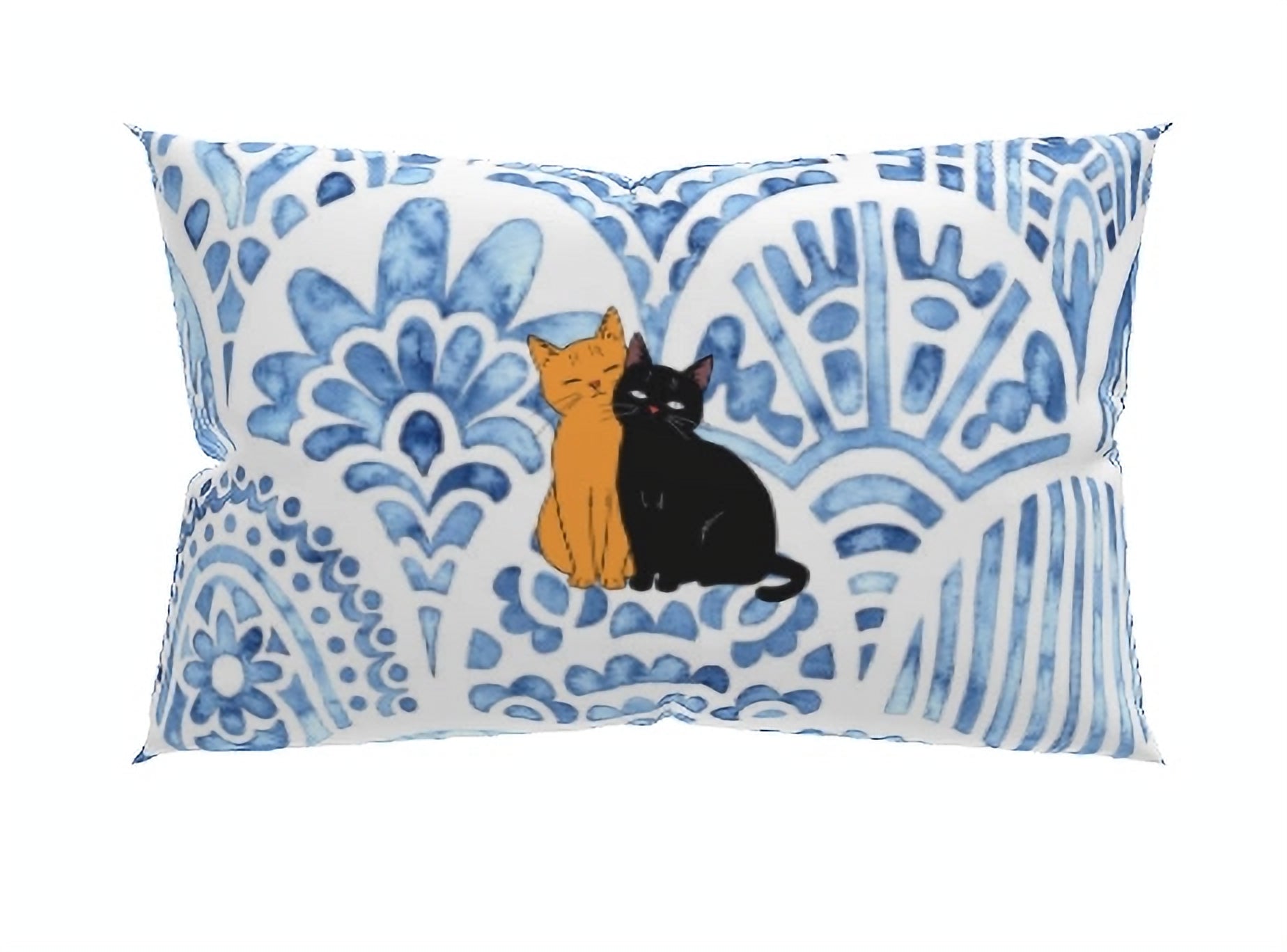 Catbrothers napping pillow image 0