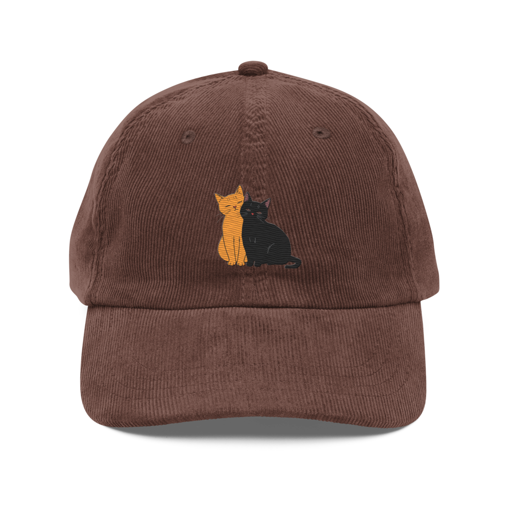 Corduroy catdad hat
