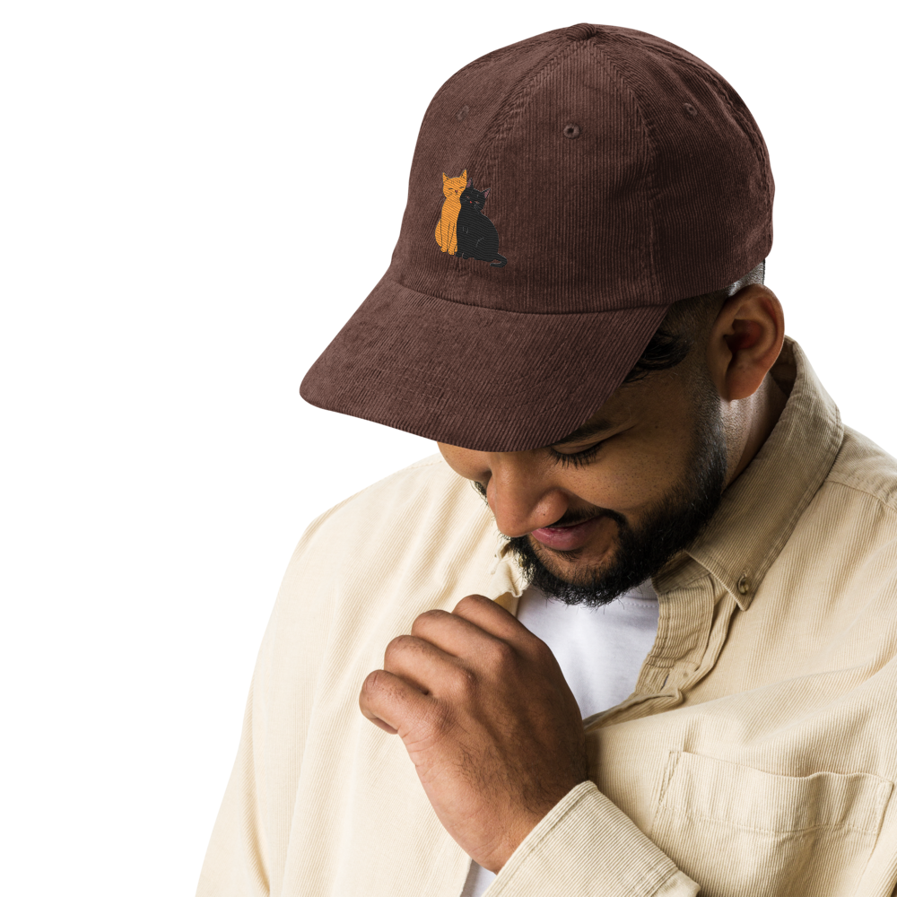 Corduroy catdad hat