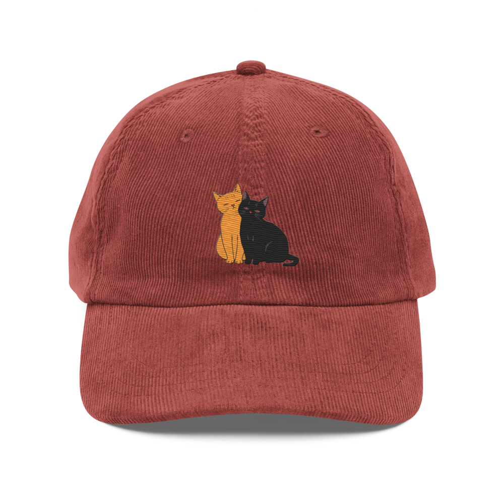 Corduroy catdad hat