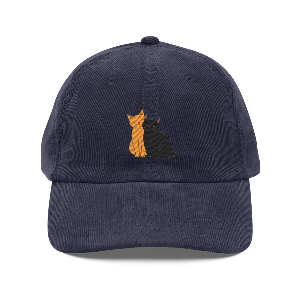 Corduroy catdad hat